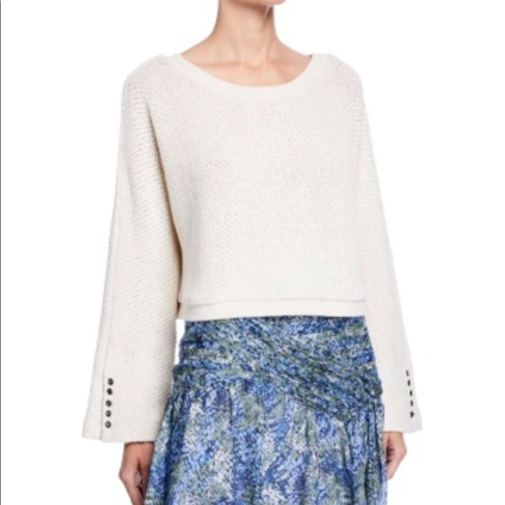 Ramy Brook Maxwell Ecru Sweater NWT